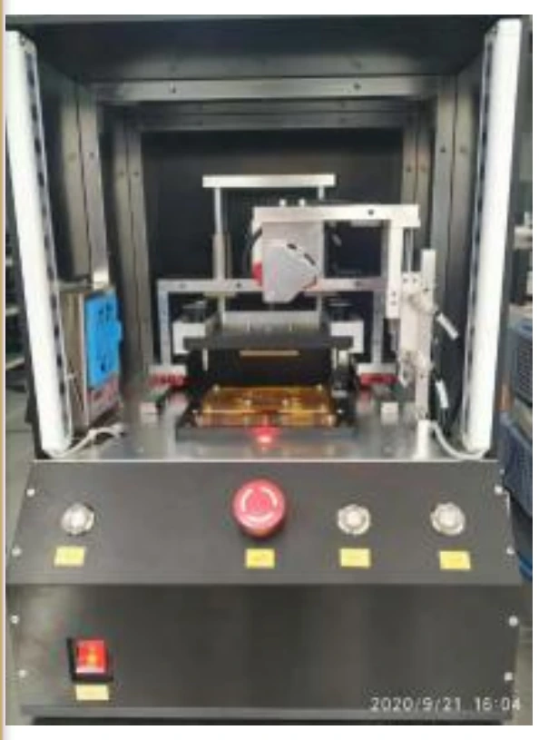 RF test equipment detail